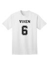 Stylish and Festive Reindeer Jersey - Vixen 6 Adult T-Shirt for the Holiday Season-Mens T-shirts-TooLoud-White-Small-Davson Sales