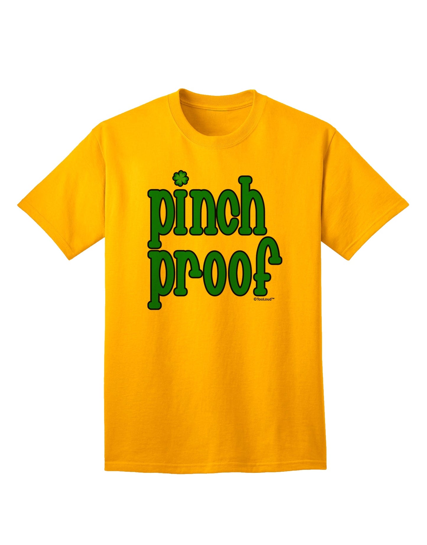 Stylish and Festive St. Patrick's Day Adult T-Shirt by TooLoud-Mens T-shirts-TooLoud-Gold-Small-Davson Sales