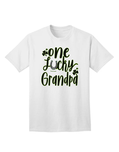 Stylish and Fortunate: Grandpa Shamrock Adult T-Shirt-Mens T-shirts-TooLoud-White-Small-Davson Sales