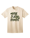 Stylish and Fortunate: Shamrock Adult T-Shirt for the Discerning Mother-Mens T-shirts-TooLoud-Natural-Small-Davson Sales