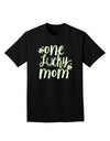 Stylish and Fortunate: Shamrock Adult T-Shirt for the Discerning Mother-Mens T-shirts-TooLoud-Black-Small-Davson Sales