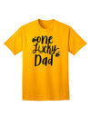 Stylish and Fortunate: Shamrock Adult T-Shirt for the Doting Father-Mens T-shirts-TooLoud-Gold-Small-Davson Sales
