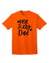 Stylish and Fortunate: Shamrock Adult T-Shirt for the Doting Father-Mens T-shirts-TooLoud-Orange-Small-Davson Sales