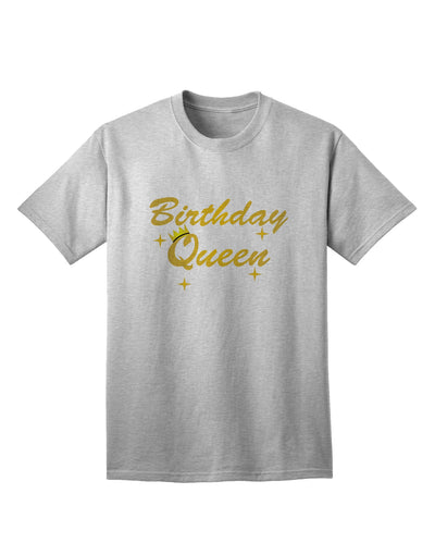 Stylish and Fun Birthday Queen Text Adult T-Shirt by TooLoud-Mens T-shirts-TooLoud-AshGray-Small-Davson Sales