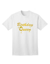 Stylish and Fun Birthday Queen Text Adult T-Shirt by TooLoud-Mens T-shirts-TooLoud-White-Small-Davson Sales