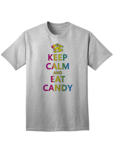 Stylish and Playful Adult T-Shirt - Indulge in Candy-Mens T-shirts-TooLoud-Ash-Gray-Small-Davson Sales