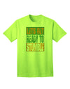 Stylish and Playful Adult T-Shirt - Let's Get Ready To Stumble by TooLoud-Mens T-shirts-TooLoud-Neon-Green-Small-Davson Sales