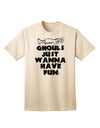 Ghouls Just Wanna Have Fun Adult T-Shirt Natural 4XL Tooloud