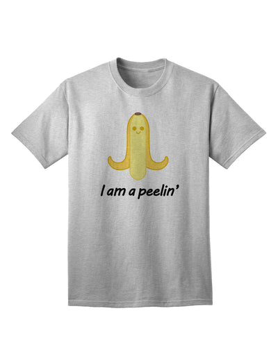 Stylish and Playful Banana-themed Adult T-Shirt for Fashion-forward Individuals-Mens T-shirts-TooLoud-AshGray-Small-Davson Sales