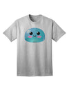 Stylish and Playful: Blue Adult T-Shirt featuring a Cute RPG Slime by TooLoud-Mens T-shirts-TooLoud-AshGray-Small-Davson Sales