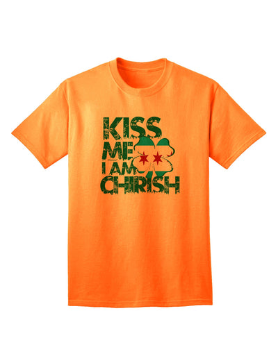 Stylish and Playful Chirish Adult T-Shirt by TooLoud-Mens T-shirts-TooLoud-Neon-Orange-Small-Davson Sales