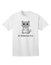 Stylish and Playful: Dr Whiskerson MD - Cute Cat Design Adult T-Shirt by TooLoud-Mens T-shirts-TooLoud-White-Small-Davson Sales