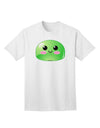 Stylish and Playful Green Adult T-Shirt featuring a Cute RPG Slime by TooLoud-Mens T-shirts-TooLoud-White-Small-Davson Sales