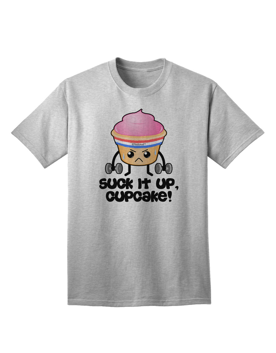 Stylish and Playful Suck It Up Cupcake Design Adult T-Shirt by TooLoud-Mens T-shirts-TooLoud-White-Small-Davson Sales