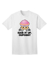 Stylish and Playful Suck It Up Cupcake Design Adult T-Shirt by TooLoud-Mens T-shirts-TooLoud-White-Small-Davson Sales