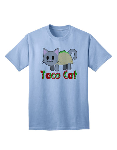 Stylish and Playful Taco Cat Design Adult T-Shirt by TooLoud-Mens T-shirts-TooLoud-Light-Blue-Small-Davson Sales