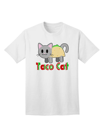 Stylish and Playful Taco Cat Design Adult T-Shirt by TooLoud-Mens T-shirts-TooLoud-White-Small-Davson Sales