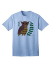 Stylish and Sophisticated Owl of Athena Adult T-Shirt by TooLoud-Mens T-shirts-TooLoud-Light-Blue-Small-Davson Sales