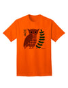 Stylish and Sophisticated Owl of Athena Adult T-Shirt by TooLoud-Mens T-shirts-TooLoud-Orange-Small-Davson Sales