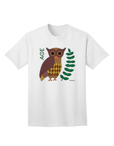 Stylish and Sophisticated Owl of Athena Adult T-Shirt by TooLoud-Mens T-shirts-TooLoud-White-Small-Davson Sales