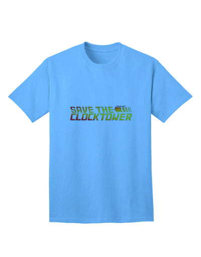 Stylish and Timeless: The Save The Clock Tower Adult T-Shirt by TooLoud-Mens T-shirts-TooLoud-Aquatic-Blue-Small-Davson Sales