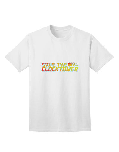 Stylish and Timeless: The Save The Clock Tower Adult T-Shirt by TooLoud-Mens T-shirts-TooLoud-White-Small-Davson Sales