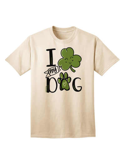 Stylish and Trendy Adult T-Shirt - I Shamrock my Dog-Mens T-shirts-TooLoud-Natural-Small-Davson Sales