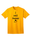 Stylish and Trendy Adult T-Shirt - I said Yaaas! by TooLoud-Mens T-shirts-TooLoud-Gold-Small-Davson Sales