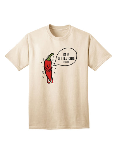 Stylish and Trendy Adult T-Shirt - I'm a Little Chilli-Mens T-shirts-TooLoud-Natural-Small-Davson Sales