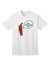 Stylish and Trendy Adult T-Shirt - I'm a Little Chilli-Mens T-shirts-TooLoud-White-Small-Davson Sales