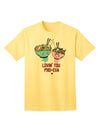 Stylish and Trendy Adult T-Shirt - TooLoud Lovin you Pho Eva-Mens T-shirts-TooLoud-Yellow-Small-Davson Sales