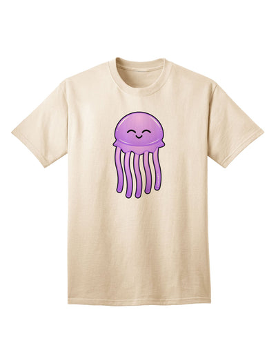 Stylish and Trendy Adult T-Shirt featuring Adorable Jellyfish Design by TooLoud-Mens T-shirts-TooLoud-Natural-Small-Davson Sales