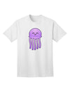 Stylish and Trendy Adult T-Shirt featuring Adorable Jellyfish Design by TooLoud-Mens T-shirts-TooLoud-White-Small-Davson Sales