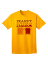 Stylish and Trendy Adult T-Shirt featuring Peanut Butter and Jealous Design by TooLoud-Mens T-shirts-TooLoud-Gold-Small-Davson Sales