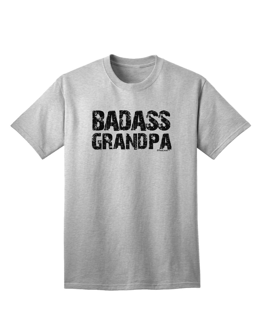 Stylish and Trendy Adult T-Shirt featuring the Badass Grandpa Design by TooLoud-Mens T-shirts-TooLoud-White-Small-Davson Sales