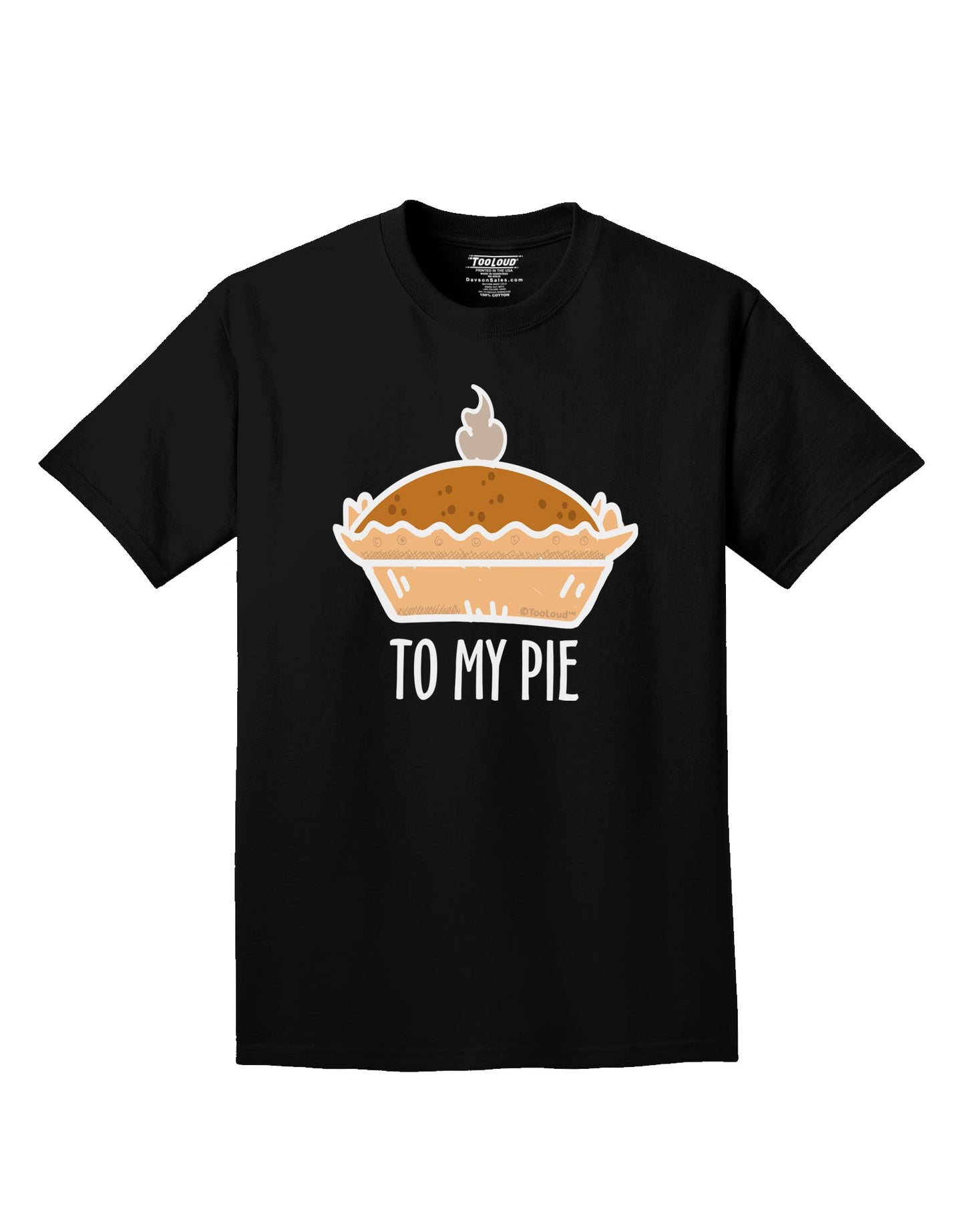 Stylish and Trendy Adult T-Shirt for Pie Lovers-Mens T-shirts-TooLoud-Black-Small-Davson Sales
