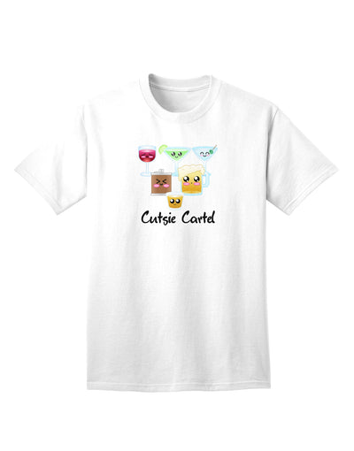 Stylish and Trendy Adult T-Shirt from Cutsie Cartel Collection-Mens T-shirts-TooLoud-White-Small-Davson Sales