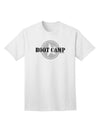 Stylish and Trendy Boot Camp Distressed Text Adult T-Shirt Offered by TooLoud-Mens T-shirts-TooLoud-White-Small-Davson Sales