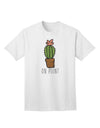 Stylish and Trendy Cactus-themed Adult T-Shirt by TooLoud-Mens T-shirts-TooLoud-White-Small-Davson Sales