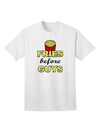 Stylish and Trendy Fries Before Guys Adult T-Shirt by TooLoud for Fashion-forward Individuals-Mens T-shirts-TooLoud-White-Small-Davson Sales