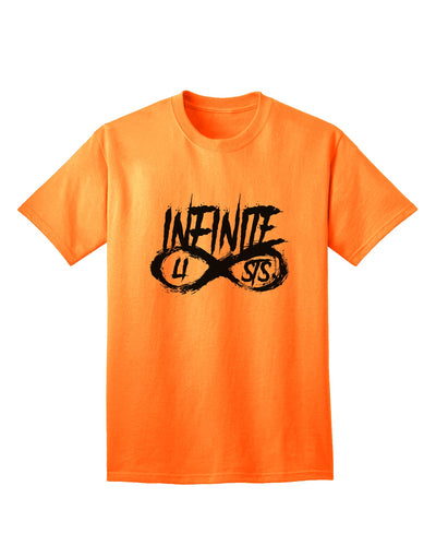 Stylish and Trendy Infinite Lists Adult T-Shirt by TooLoud-Mens T-shirts-TooLoud-Neon-Orange-Small-Davson Sales