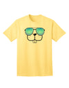 Stylish and Trendy Kyu-T Face - Buckley Cool Sunglasses Adult T-Shirt-Mens T-shirts-TooLoud-Yellow-Small-Davson Sales