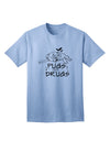 Stylish and Trendy Pugs Not Drugs Adult T-Shirt by TooLoud-Mens T-shirts-TooLoud-Light-Blue-Small-Davson Sales
