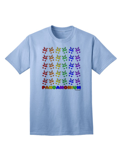 Stylish and Vibrant Adult T-Shirt - Pandamonium Rainbow Pandas by TooLoud-Mens T-shirts-TooLoud-Light-Blue-Small-Davson Sales