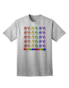 Stylish and Vibrant Adult T-Shirt - Pandamonium Rainbow Pandas by TooLoud-Mens T-shirts-TooLoud-AshGray-Small-Davson Sales