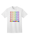 Stylish and Vibrant Adult T-Shirt - Pandamonium Rainbow Pandas by TooLoud-Mens T-shirts-TooLoud-White-Small-Davson Sales