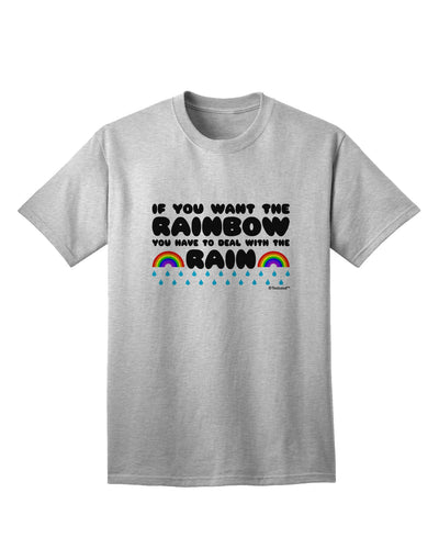 Stylish and Vibrant Rainbow Quote Adult T-Shirt by TooLoud-Mens T-shirts-TooLoud-AshGray-Small-Davson Sales