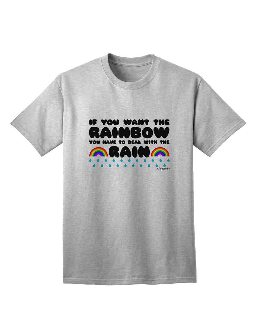 Stylish and Vibrant Rainbow Quote Adult T-Shirt by TooLoud-Mens T-shirts-TooLoud-White-Small-Davson Sales