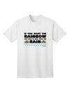 Stylish and Vibrant Rainbow Quote Adult T-Shirt by TooLoud-Mens T-shirts-TooLoud-White-Small-Davson Sales