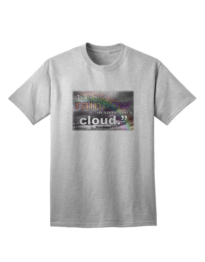 Stylish and Vibrant Rainbow in Cloud M Angelou Adult T-Shirt by TooLoud-Mens T-shirts-TooLoud-AshGray-Small-Davson Sales